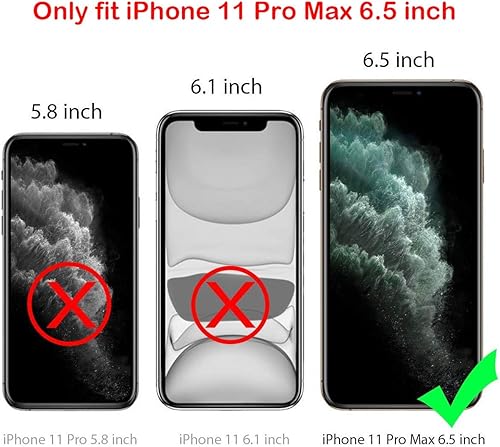 Miniatura 2 de J.west Funda para iPhone 11 Pro Max 6.5, suave a prueba de golpes, linda funda protectora de teléfono floral rosa para mujer, diseño retro