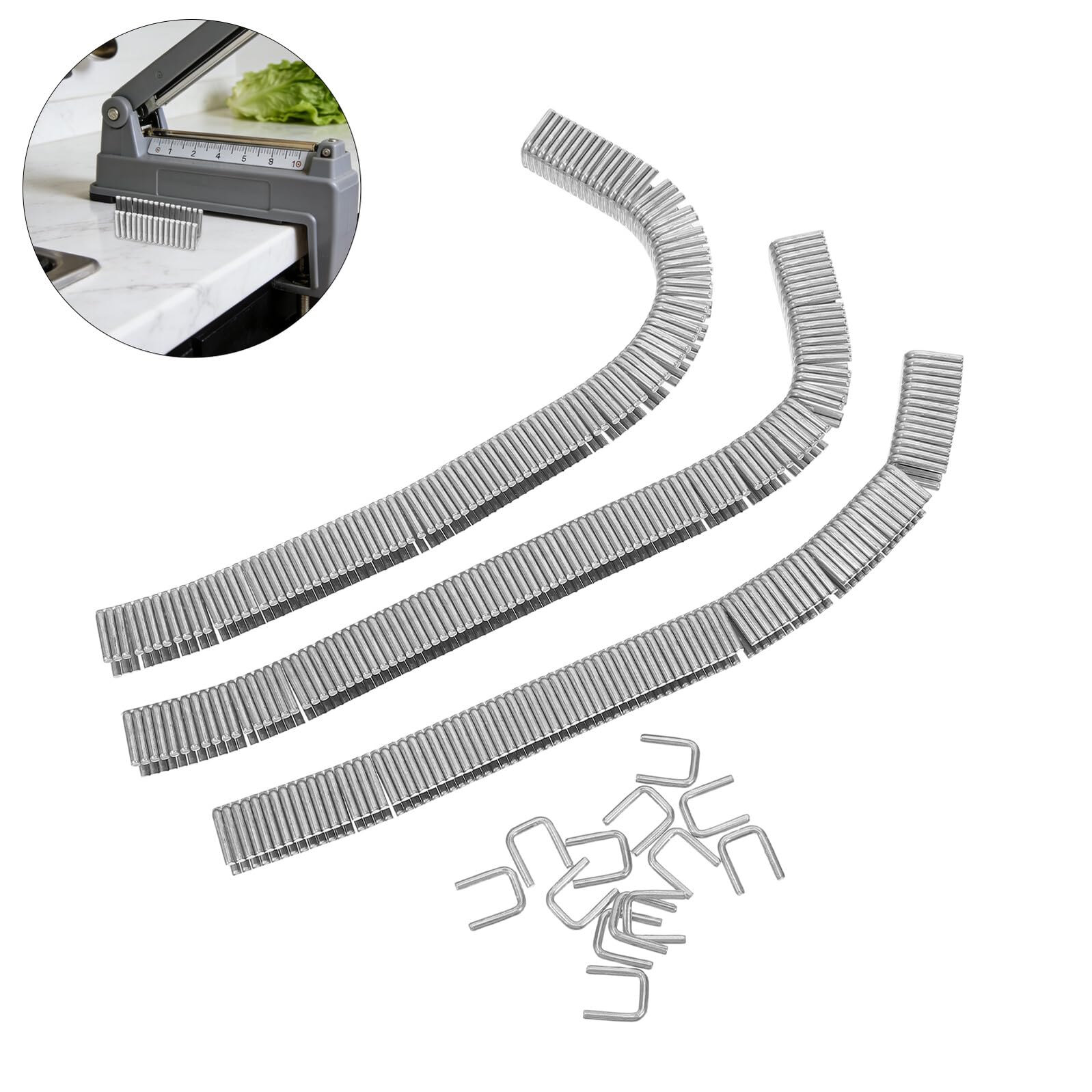 COLLBATH 4000 Szt. Szt Aluminiowych Klipsów Zgrzewarki Do Mięsa Metalowe Uchwyty i Żywności Szczelne Zapięcia dla Sklepu Detalicznego i Przemysłu Spożywczego