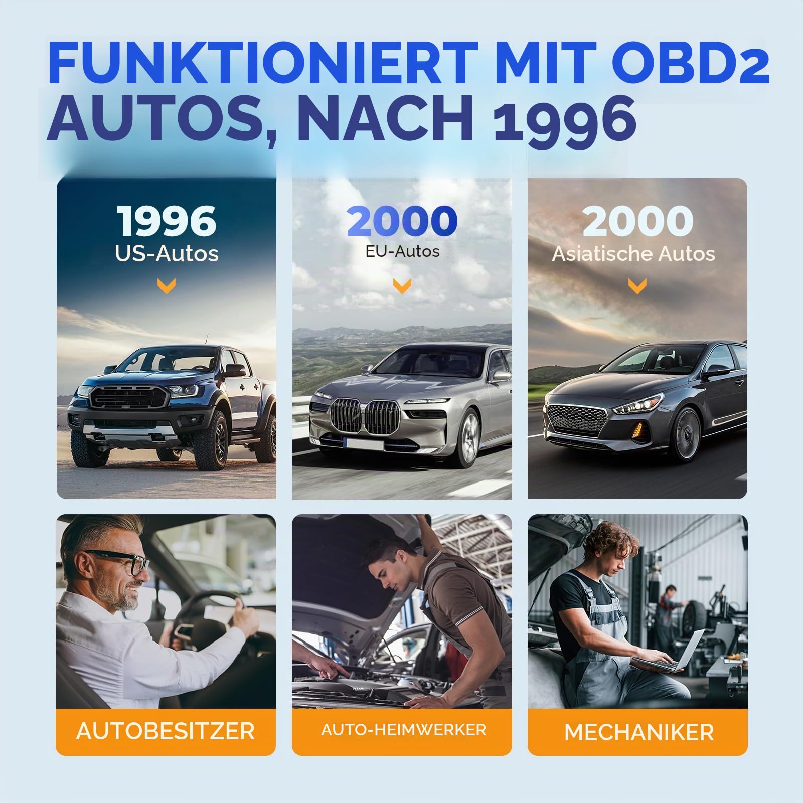 Autel AL319 OBD2 Diagnosegerät Fehlercode Lesen und Löschen