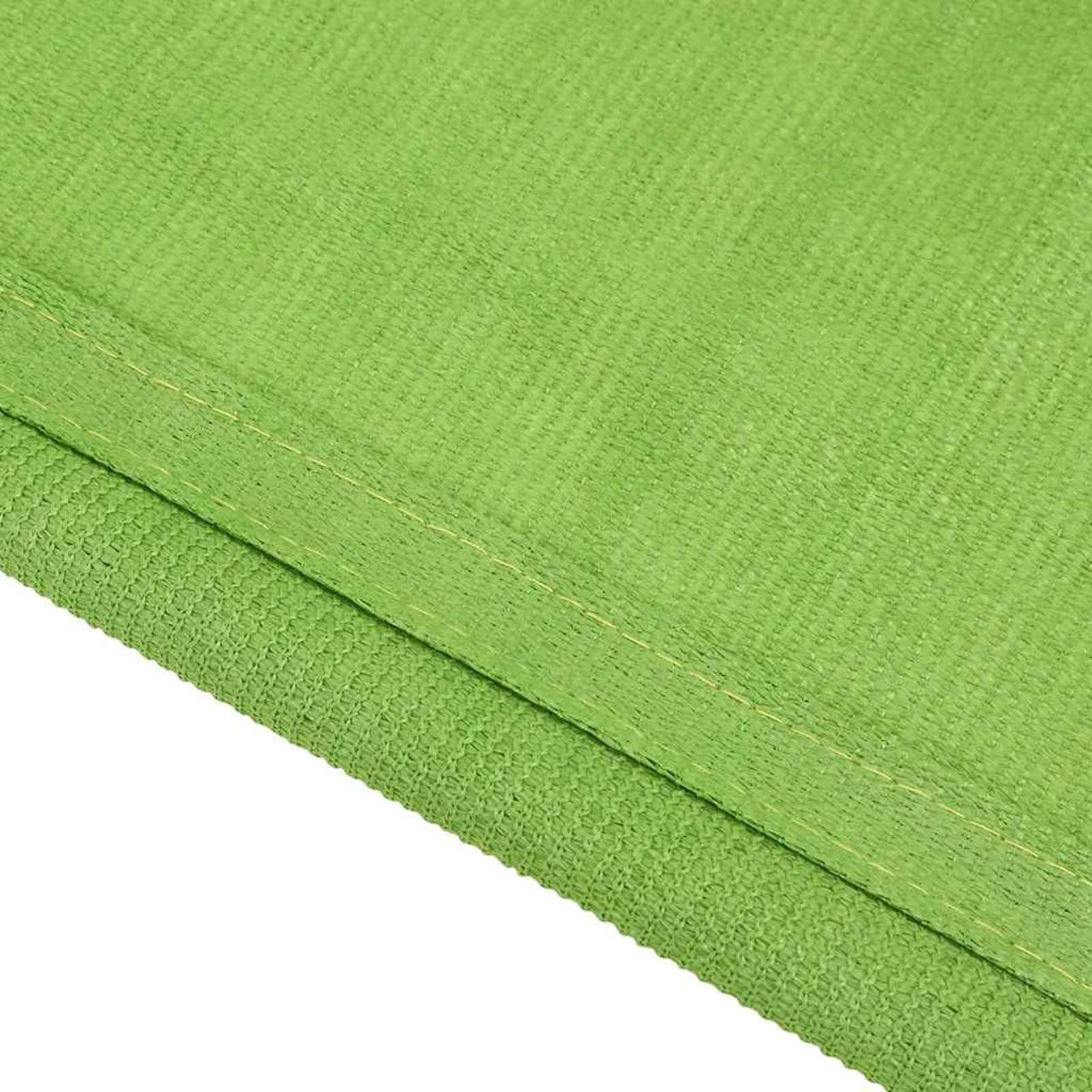 Gecheer Zeltteppich Hellgrün 300x500 cm HDPE, Vorzeltteppich Camping Teppich Outdoor für Patio Balkon4002281