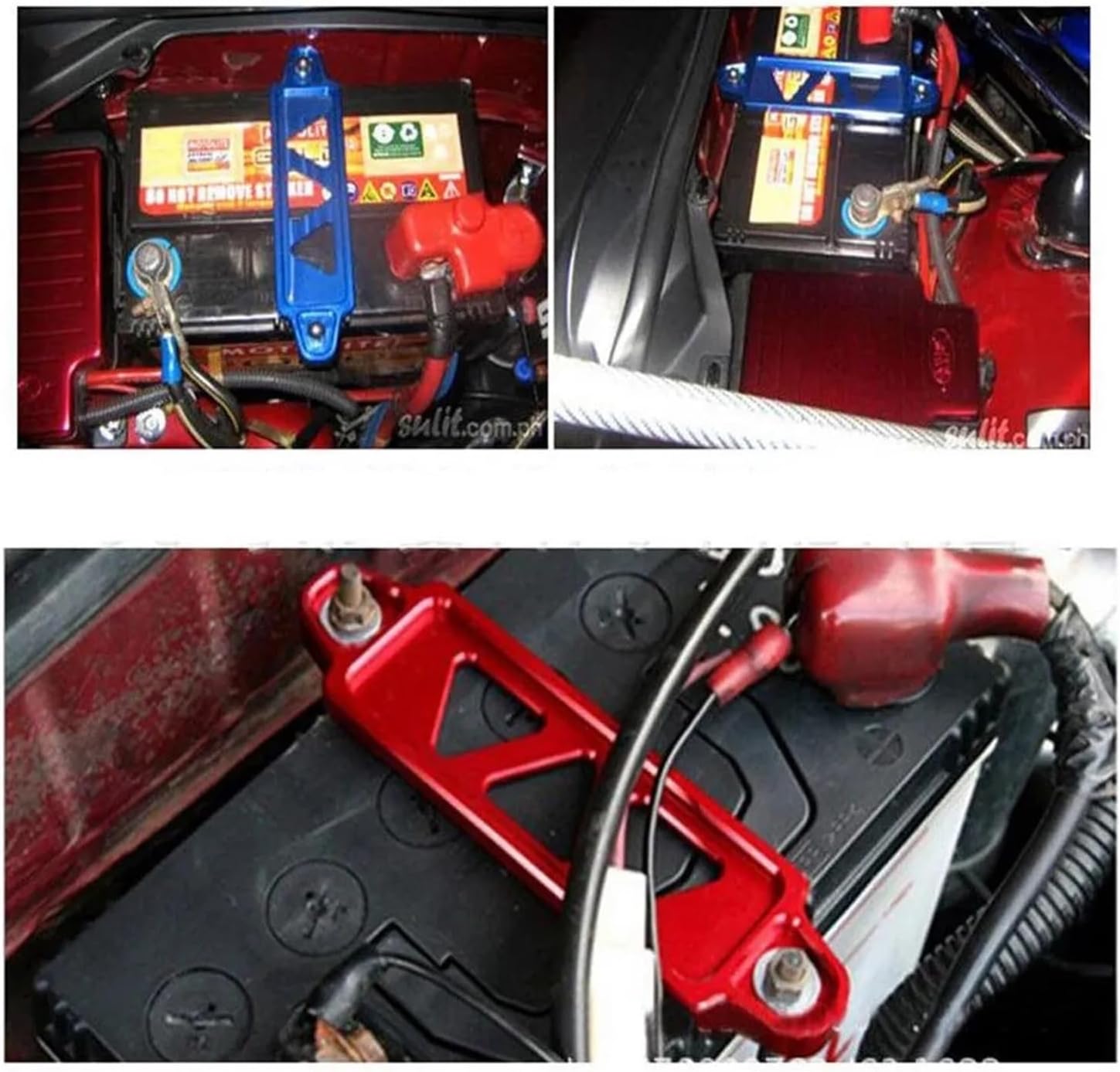 Fixed Bracket Car Tie Down Hold Bracket Lock Aluminum Tie Down Fit for Honda Fit for Civic EG DEL SOL S2000 Fit for Acura Integra Universal(Purple)