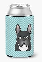 Vista 162 de Caroline's Treasures BB1293LITERK Tablero de ajedrez verde lima Weimaraner Botella de vino Hugger Funda Enfriadora Abrazador Lavable a Máquina