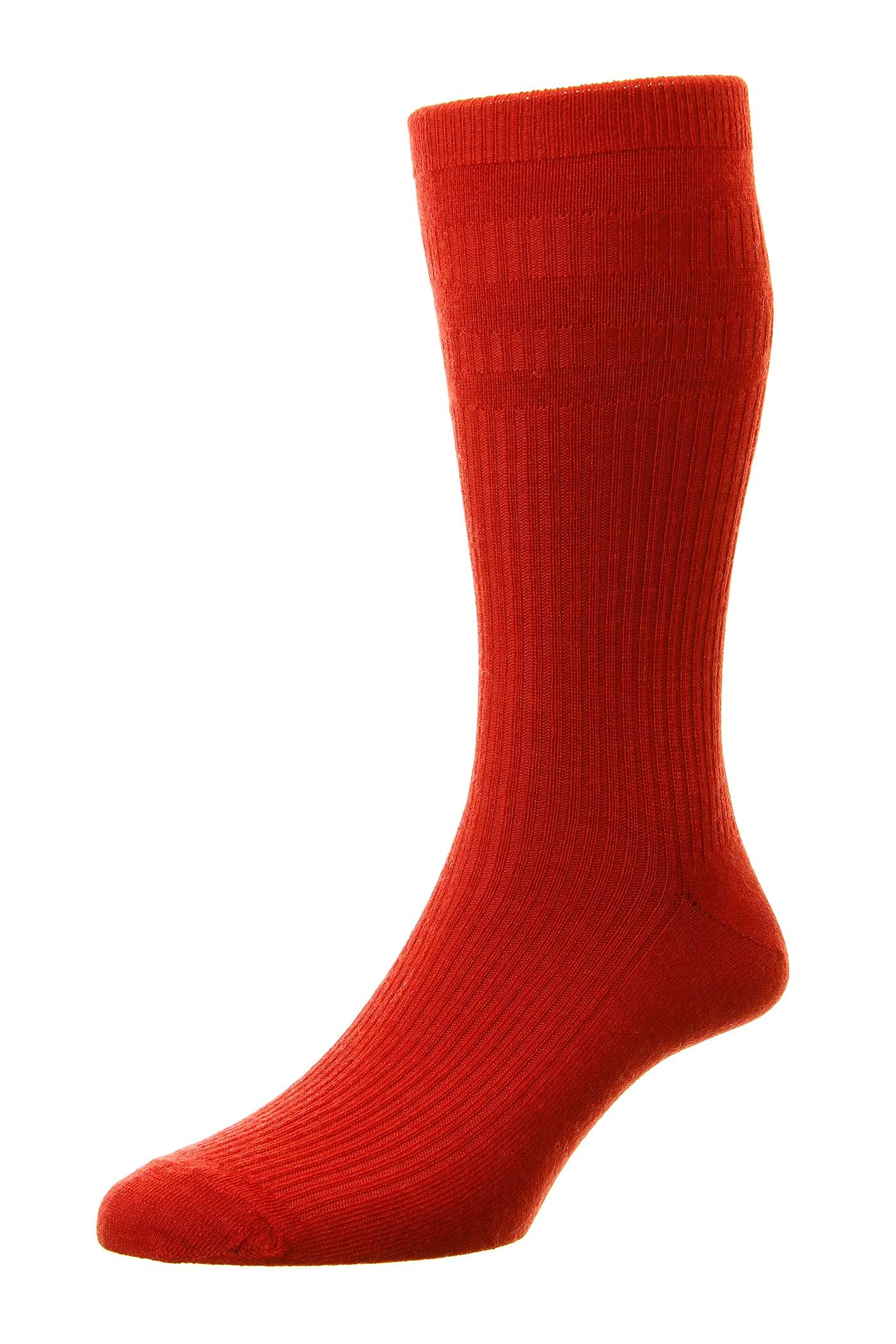 Hj Hall Men's Red Socks - Medium