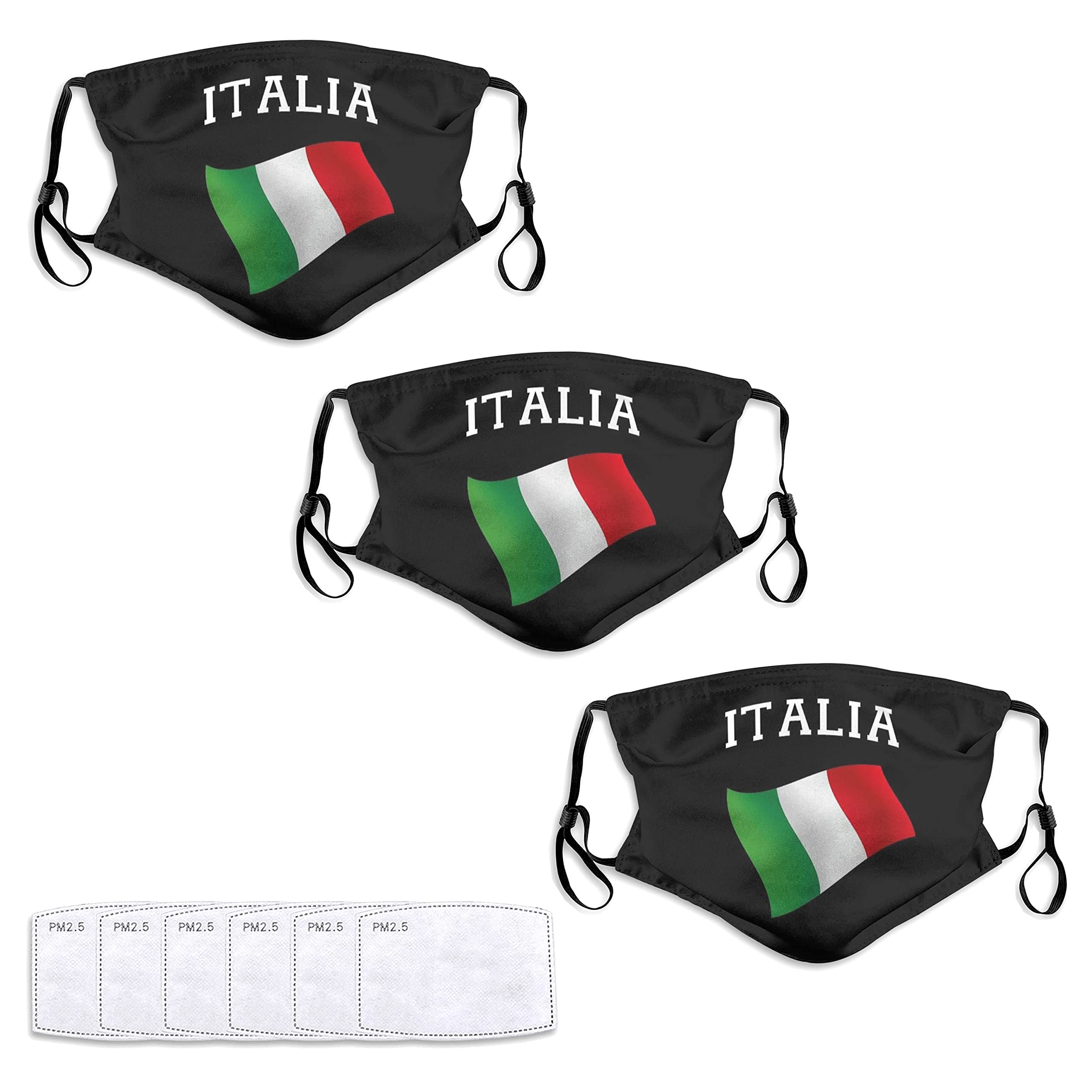 Sudnwao Adjustable Dustproof Face Covers Breathable Reusable Washable Mouth Cover for Adult 3pcs