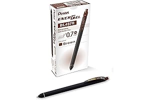 Pentel EnerGel Kuro 0.7mm Liquid Gel Brown Pen