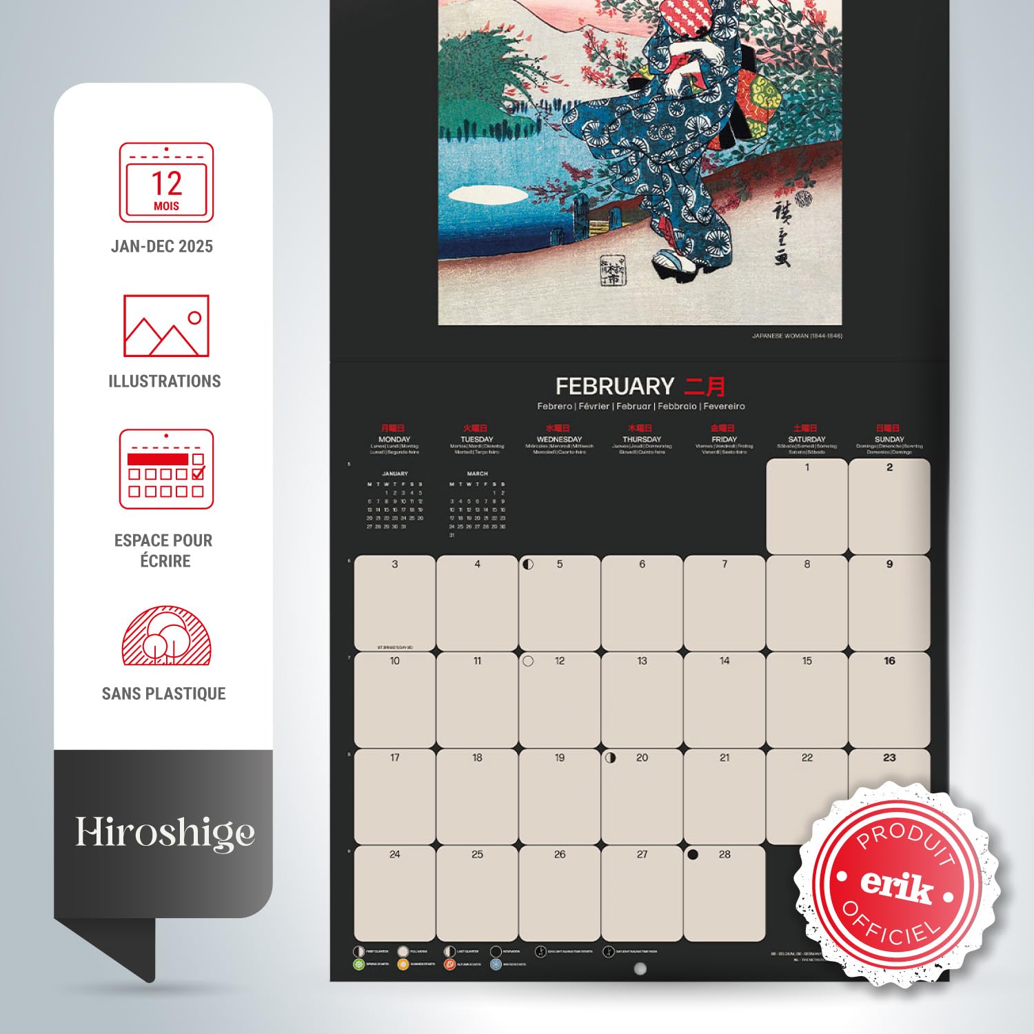 Calendrier De Bureau 3D 2025 à Détacher Sculpture En Papier à Faire Soi