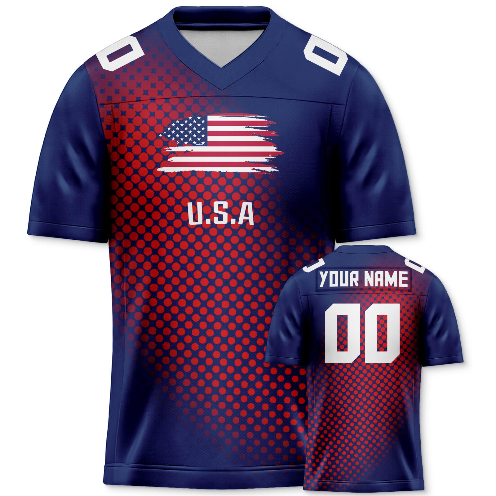 Ollvkus25 Custom National Soccer Shirt Football Jersey Name Number Logo  National Flag Jerseys Tee for Men Youth Women Kid Fans Gifts