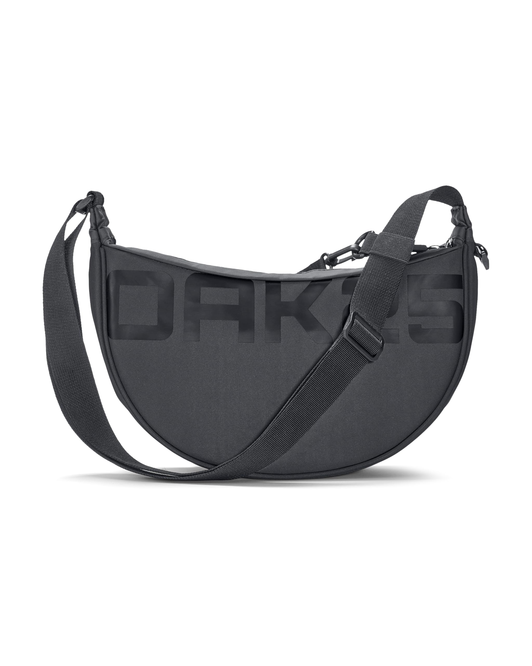 OAK25 Crossbody Bag Damen & Herren Reflektierend - LumoSense Half Moon Bag - Umhängetasche im Halbmond Stil - Komplett Reflektierende Fahrrad Bauchtasche - Wasserabweisend