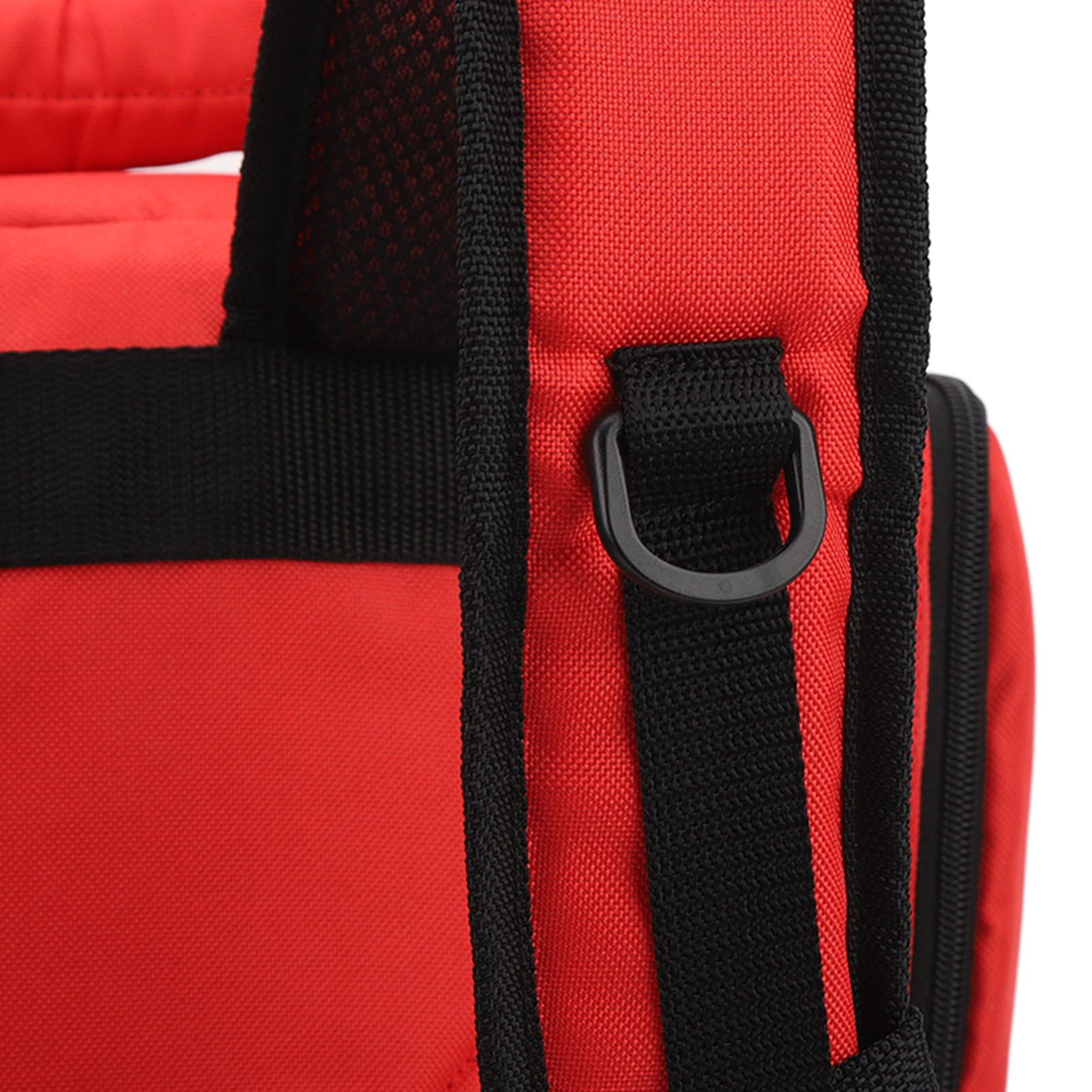 Vbestlife Bolsa de Bombero Roja, Bolsa de Primeros Auxilios de Gran Capacidad, Mochila Médica de Emergencia Duradera para Viajes, Camping, Senderismo, Coche, Océano (Vbes
