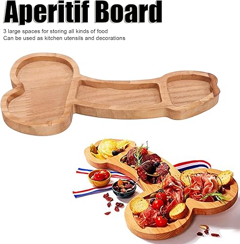 Miniatura 3 de plplaaoo Tablas de embutidos tablas de queso de 96 x 49 pulgadas tablas de embutidos mini tabla de quesos de madera tablero de aperitivos plato de