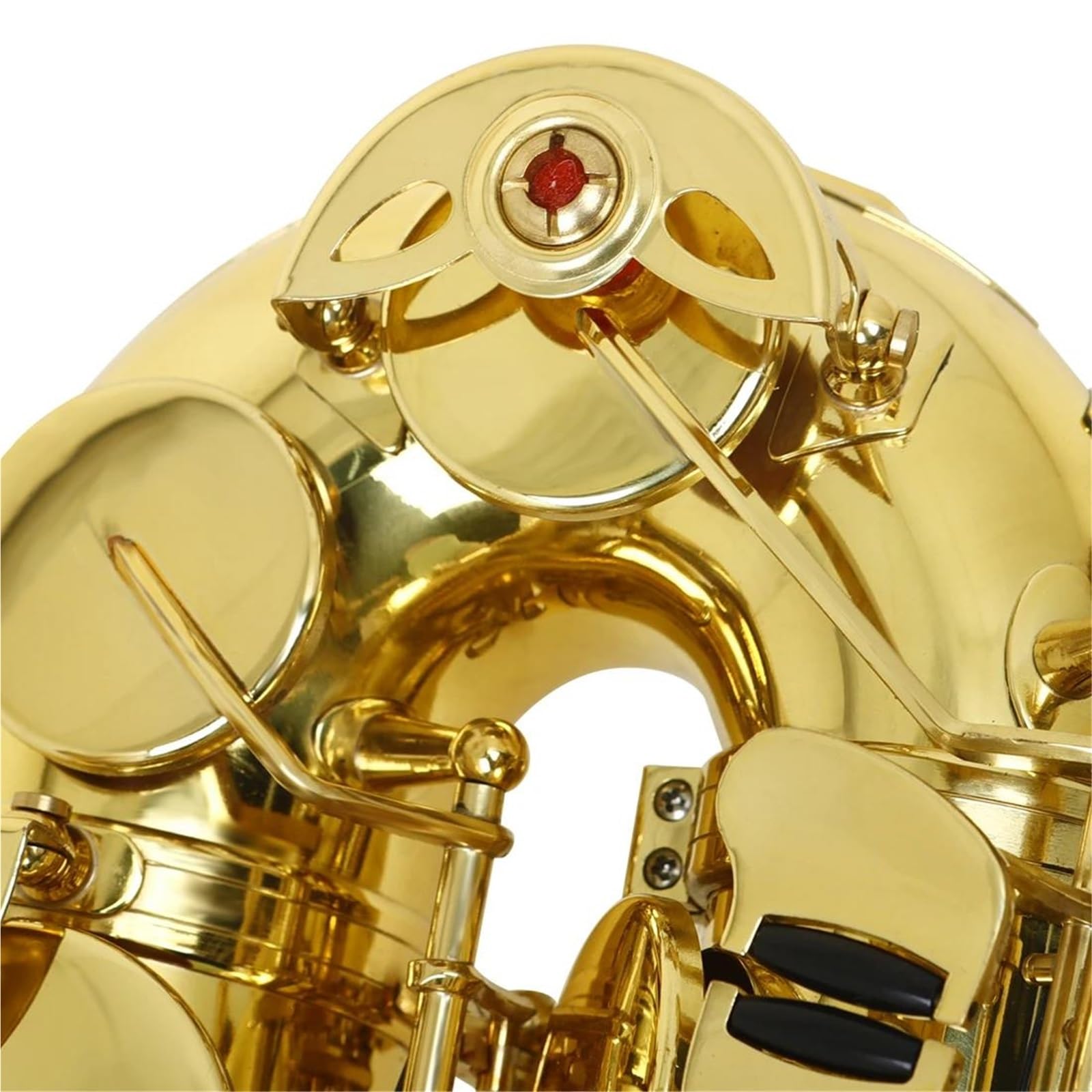 Saksofon Altowy Es Dur Instrument Dęty Blaszany Z Futerałem Ustnikiem Rękawiczkami Szczotką I Innymi Akcesoriami Saksofon