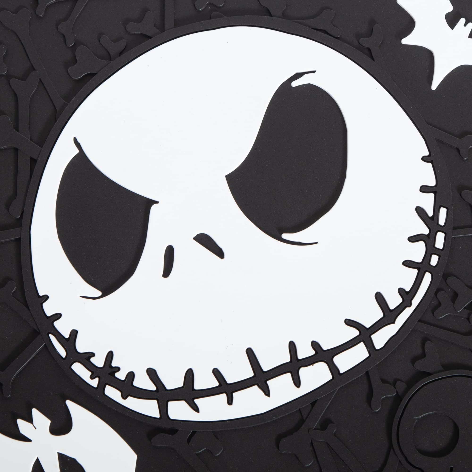 Plasticolor 001268R01 Disney Nightmare Before Christmas Bones Design with White Bats Utility Floor Mat for Car Truck SUV — view 5