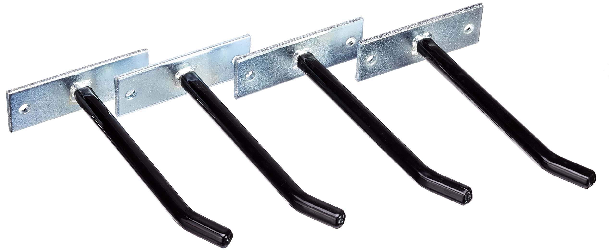 Alberts 801960 Felgenhalter-Set | Wandhalterung für Autofelgen | Reifenhalter mit überzogenem PVC-Schlauch | galvanisch verzinkt | 20 cm lange Felgen-Haken (Packung mit 2)