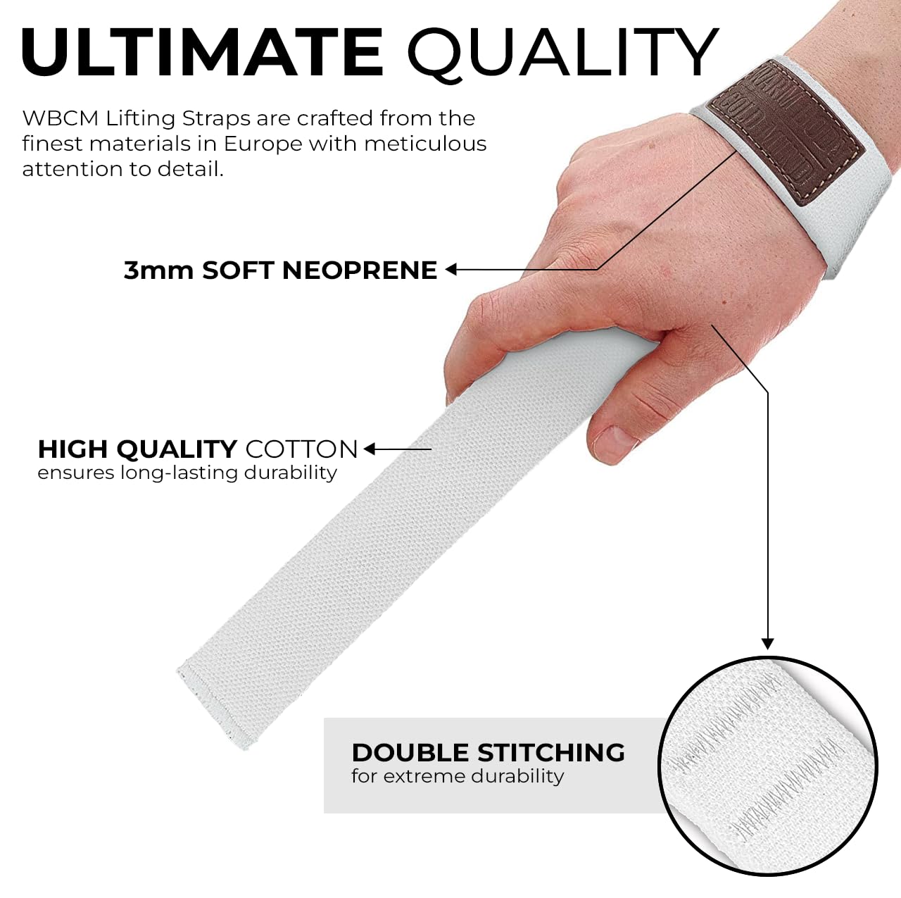 WARM BODY COLD MIND Premium polswraps voor gewichtheffen, polssteun voor fitness, gewichtheffen, powerlifting, polsbandage voor krachttraining, crossfit, bodybuilding (beige WARM BODY COLD MIND Premium polswraps voor gewichtheffen, polssteun voor fitness, gewichtheffen, powerlifting, polsbandage voor krachttraining, crossfit, bodybuilding (beige