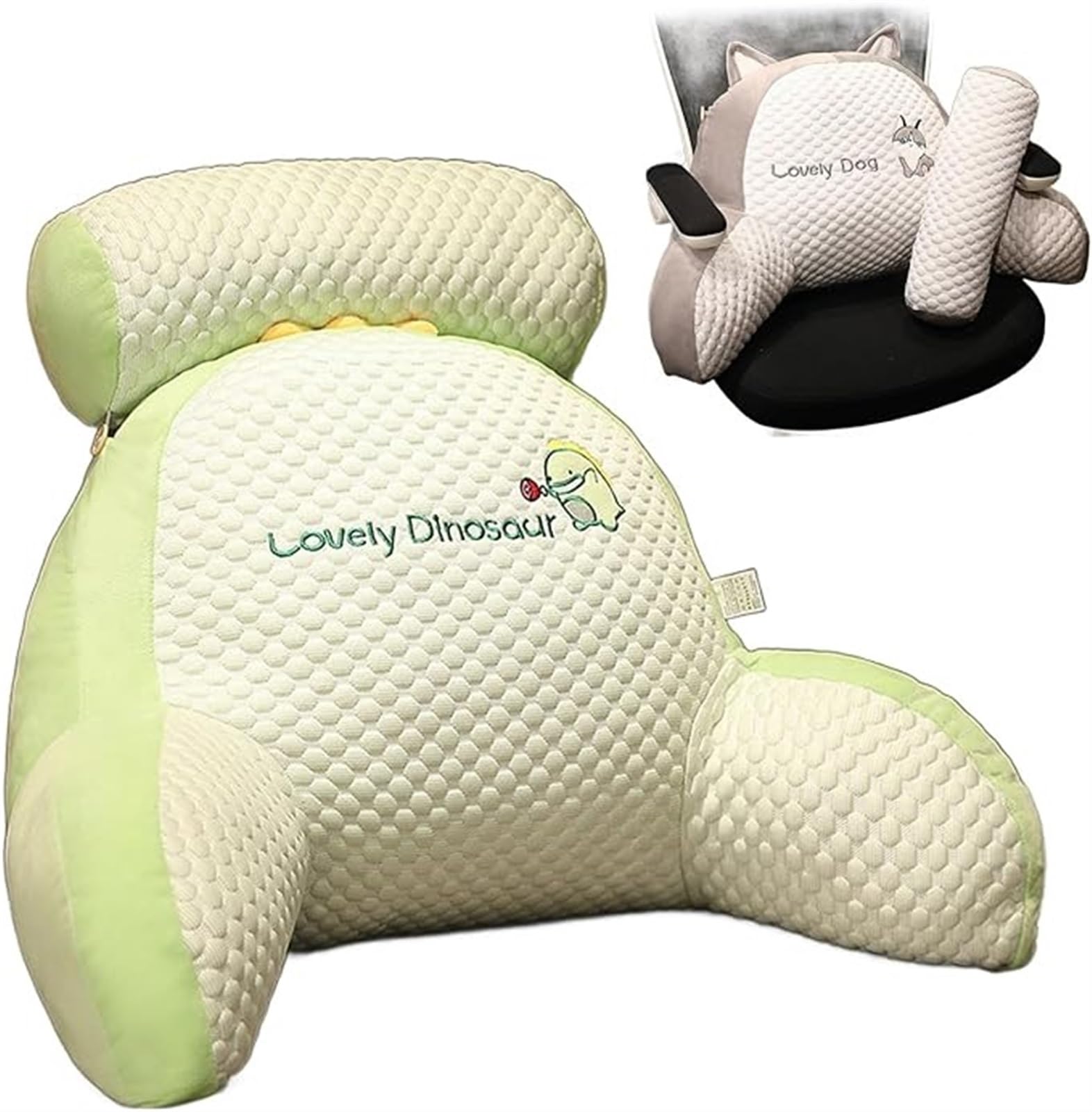 Coussin de dossier grand lit avec repose-nuque pour lire sans douleur aux cervicales