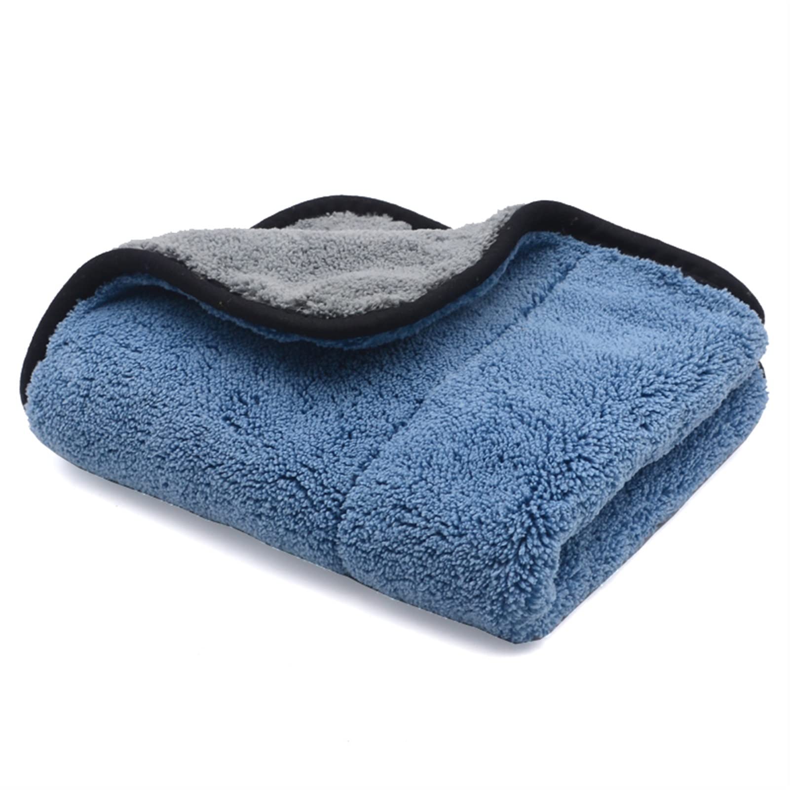 4 PZ 800GSM 45x38 cm Asciugamani in Microfibra Super Spessa Peluche Panni per La Pulizia Auto Auto in Microfibra Cera di Lavaggio Lucidatura Detailing Asciugatura di qualità