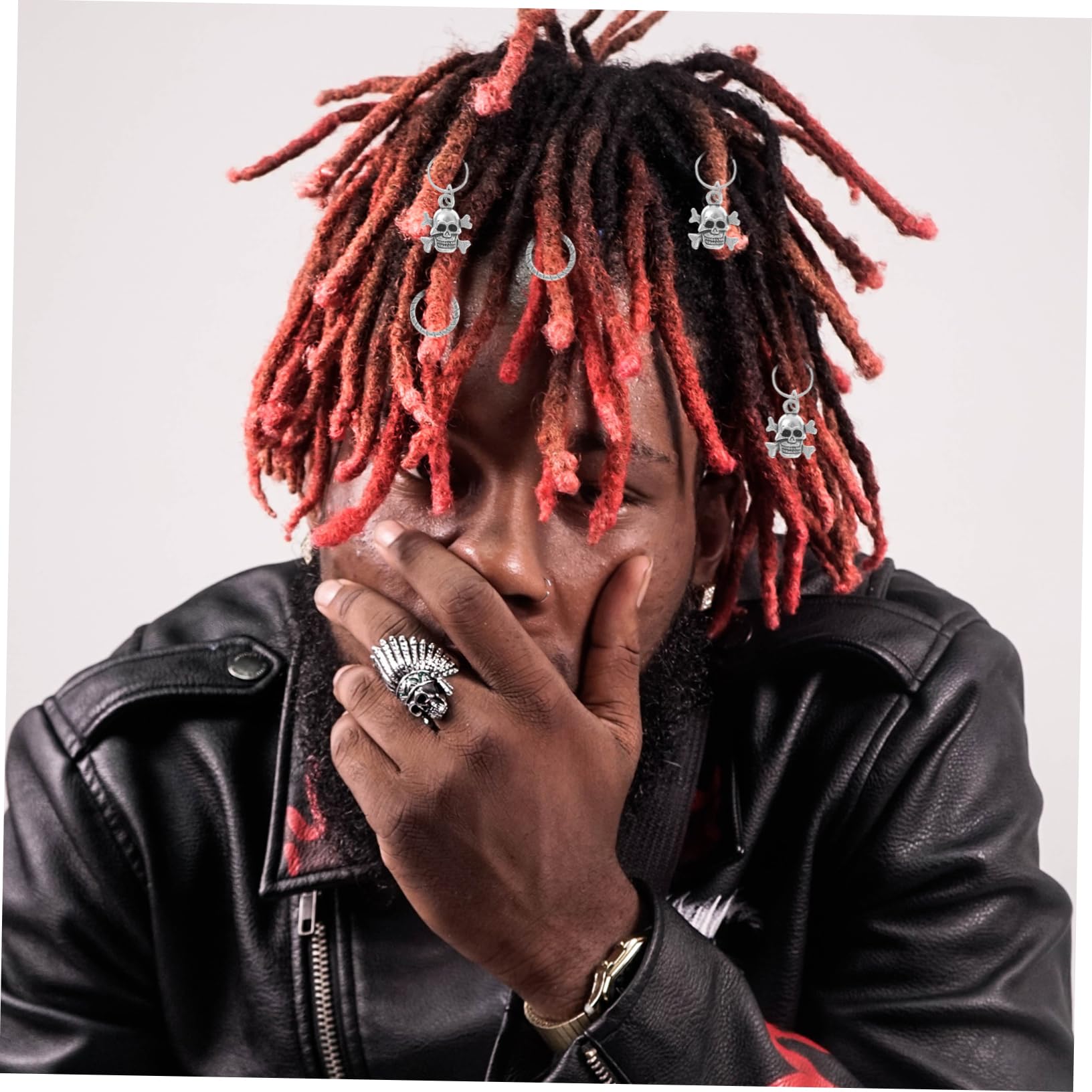 Beavorty 280stücke Dreadlock Haarschmuck Metall Haarringe Für Zöpfe Haaraccessoires Für Hochzeiten Und Partys Langlebige Flexibles Design Für Einzigartige Frisuren