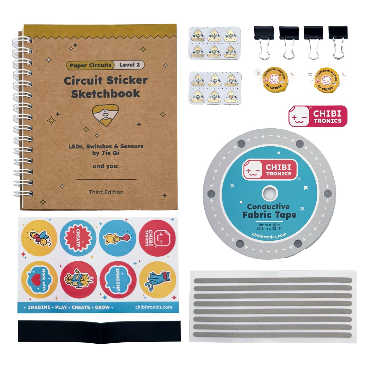 Crea con STEAM: Kit Adesivi Circuiti LED - Livello 2