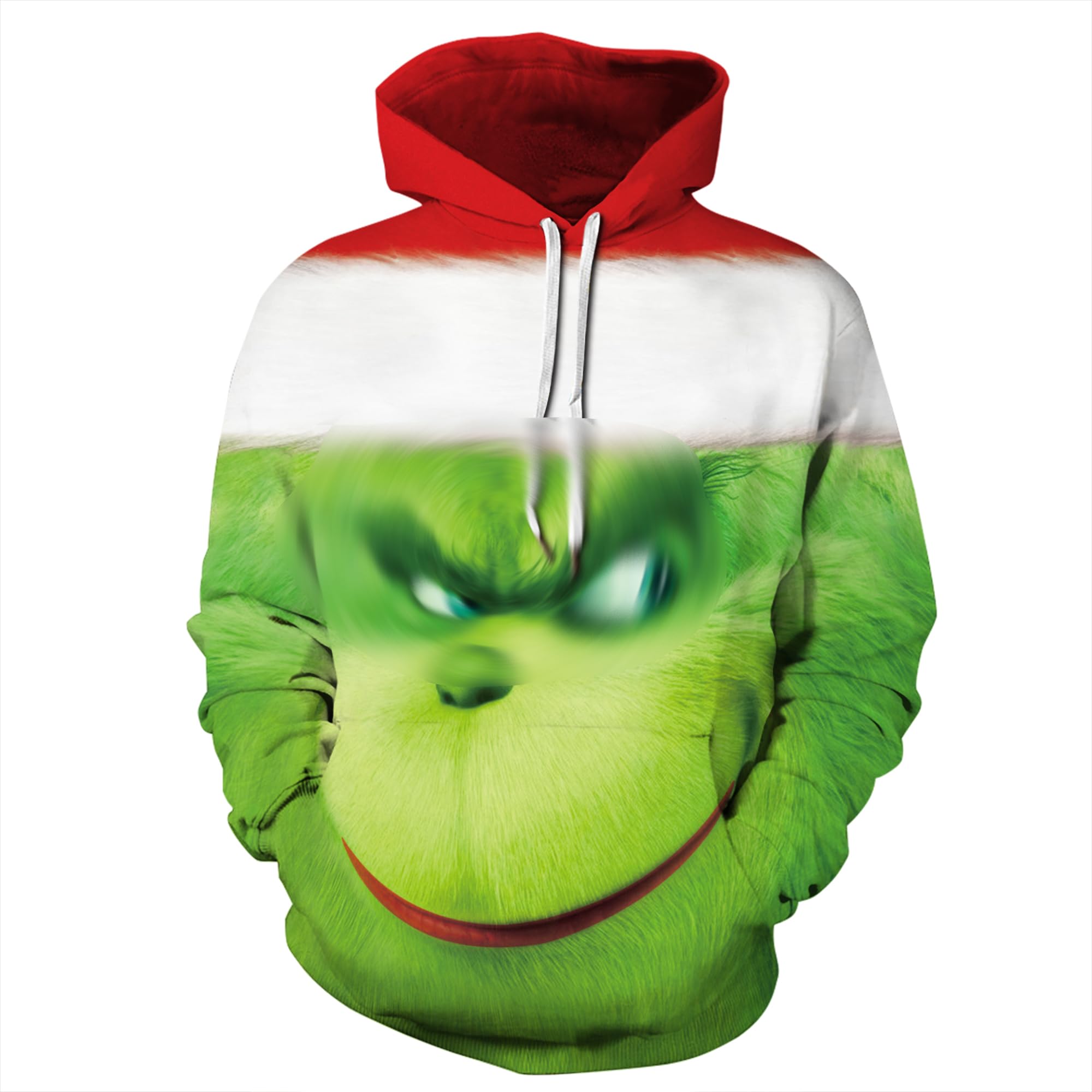 Fancy Uyee Unisex 3D Graphic Pullover Hoodie Hooded Sweatshirts for Men Women