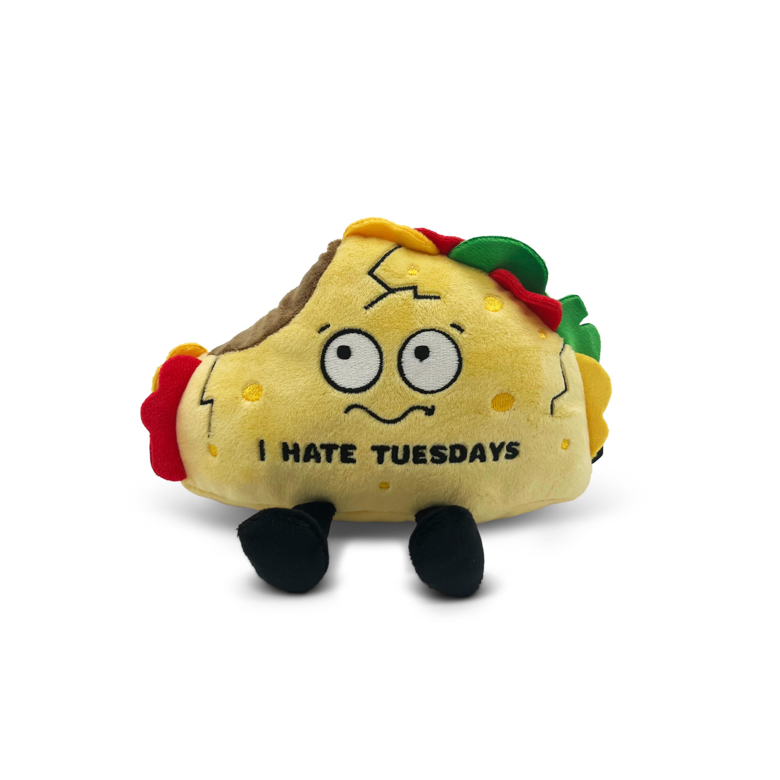 Amazon.com: Punchkins Taco Plushie - I Hate Tuesdays Funny Plush