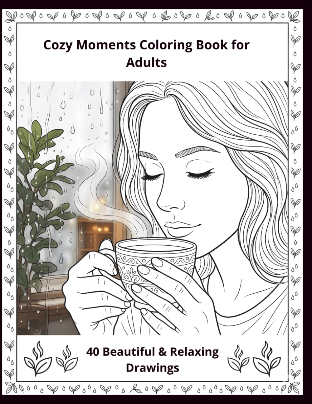Cozy Moments Coloring Book for Adults: Relaxing Cozy Scenes of Women, Peaceful Spaces & Stress Relief Designs