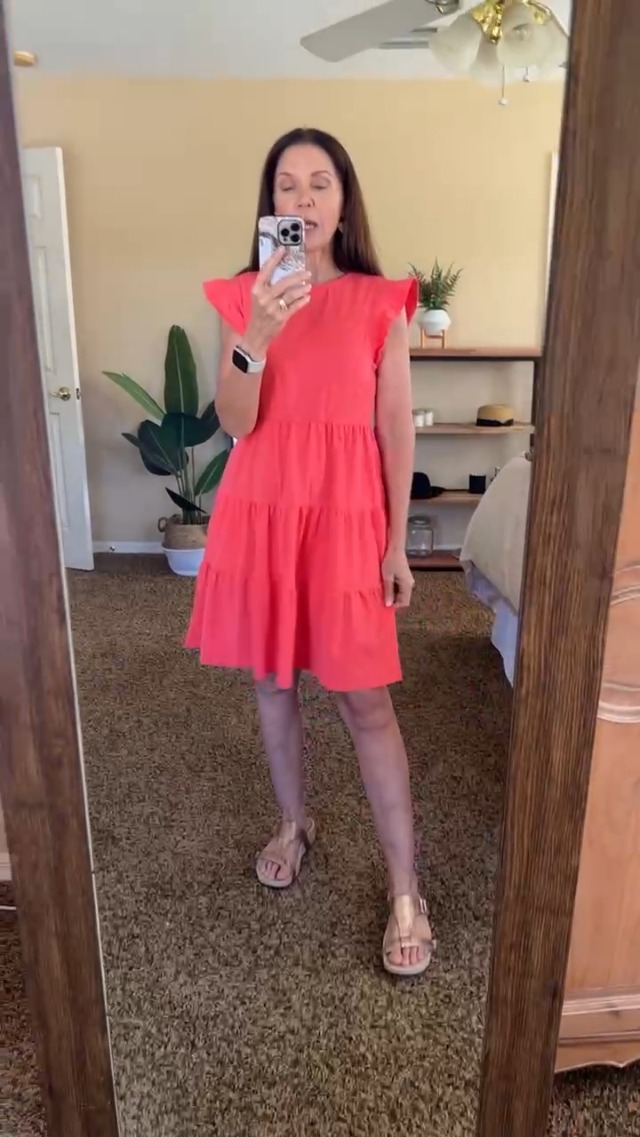 Milly Washed Gauze Babydoll Shift Mini Dress