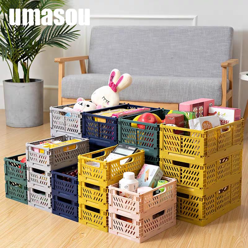 Bo&icirc;tes pliantes de rangement bleues portables pour organisation de placard et bureau