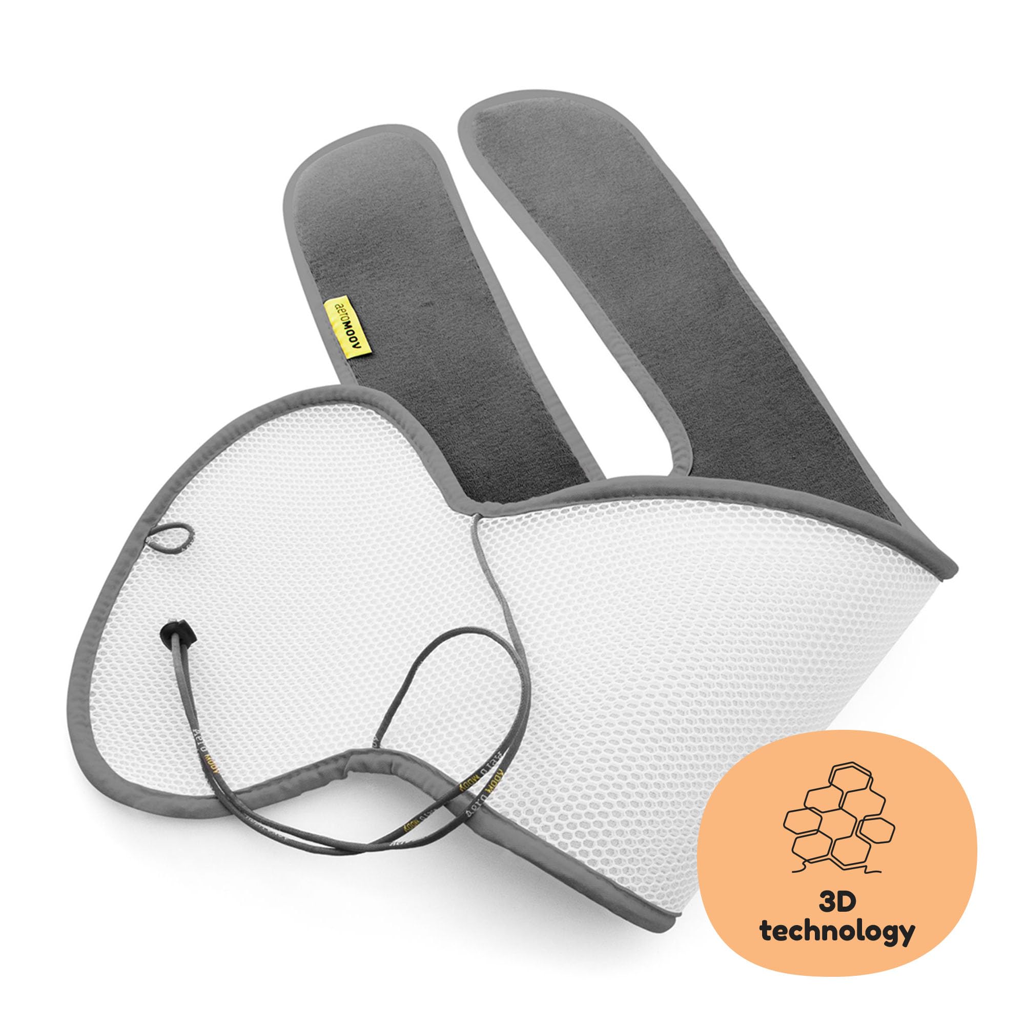 Aeromoov Materassino 3D Airlayer - Gruppo 2/3 con imbracatura Grigio scuro