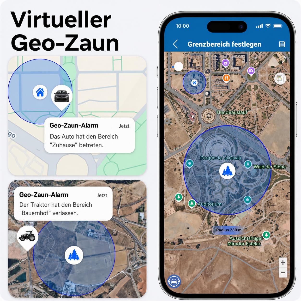4G LTE GPS Tracker,GPS Tracker Auto 10000mAh 80 Tage Standby Starker Magnet Wasserdicht Tracker und Anti Lost GPS Locator für Fahrzeug Auto Boot LKW Echtzeit Tracking Gerät GPS Ortung