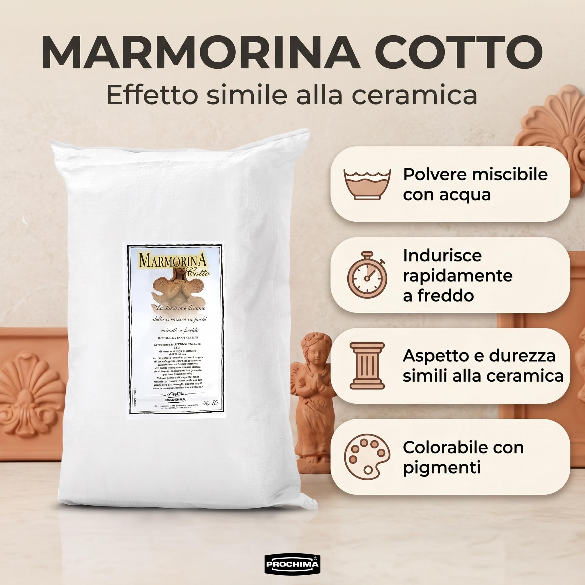 PROCHIMA GE715K10 Marmorin, Kochen, 10 kg
