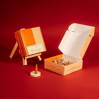 Nirmalaya Sandalwood Incense Cones - 40 Organic Scented Cones Per Pack - Charcoal Free Dhoop Cones - Christmas Incense