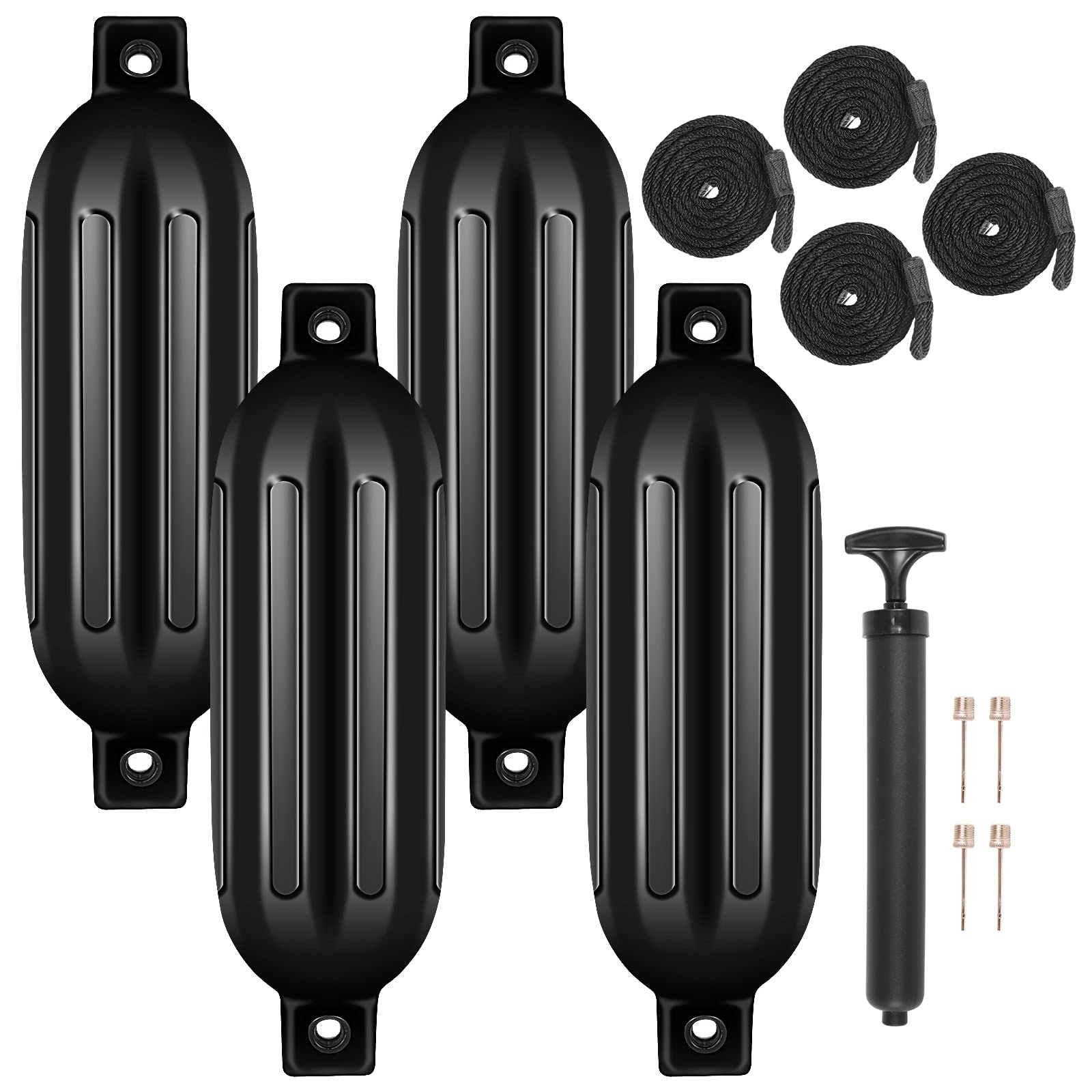 Tnyeobae Boat Fender 4 Pack, Boat Bumpers for Docking Included 4