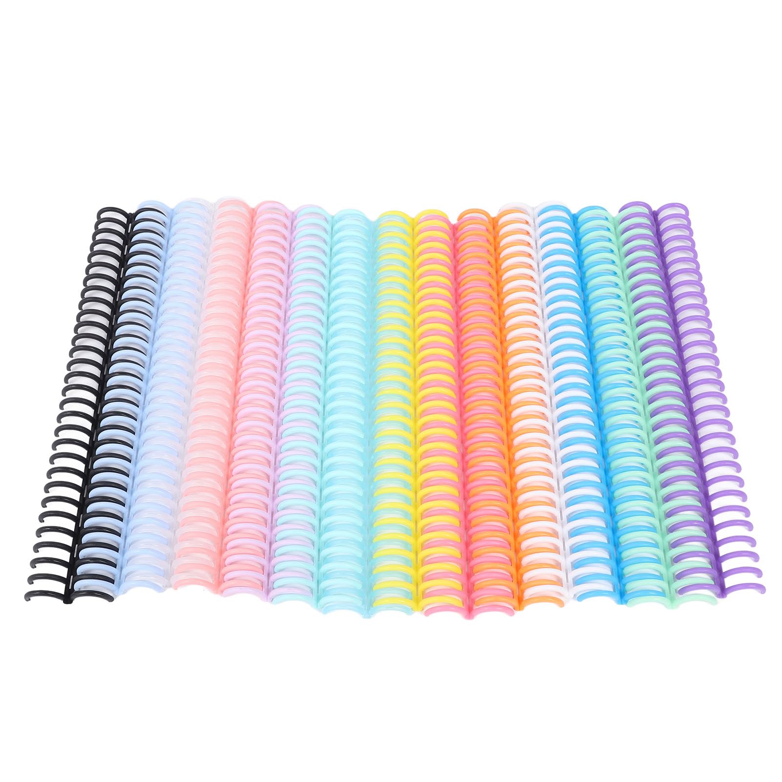 comb bind spines Binding Easy to Open Close Adding Pages for Binding Machine Worklion 1/2 Inch Diameter 30 Ring Plastic Binder Combs and Spines Maximum 85 Sheets 10pieces : Office Products peel or discolor Fdit 14-Pack Comb Binding Spines