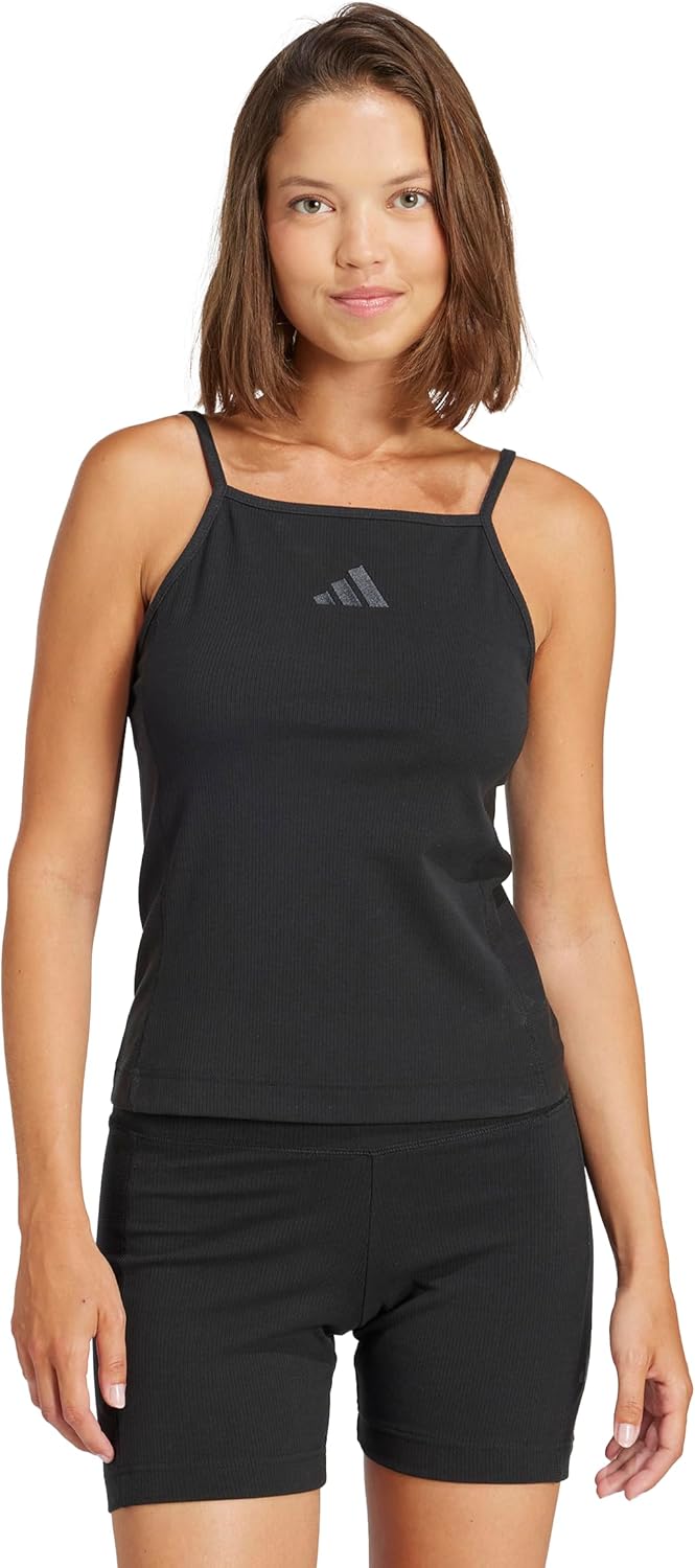 Adidas Womens All Szn Ribbed Tank Top - Image 2