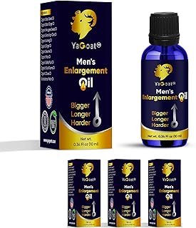 YaGoat Male Enlargement Oil - 20% Size Growth - 3 Bottles PKG