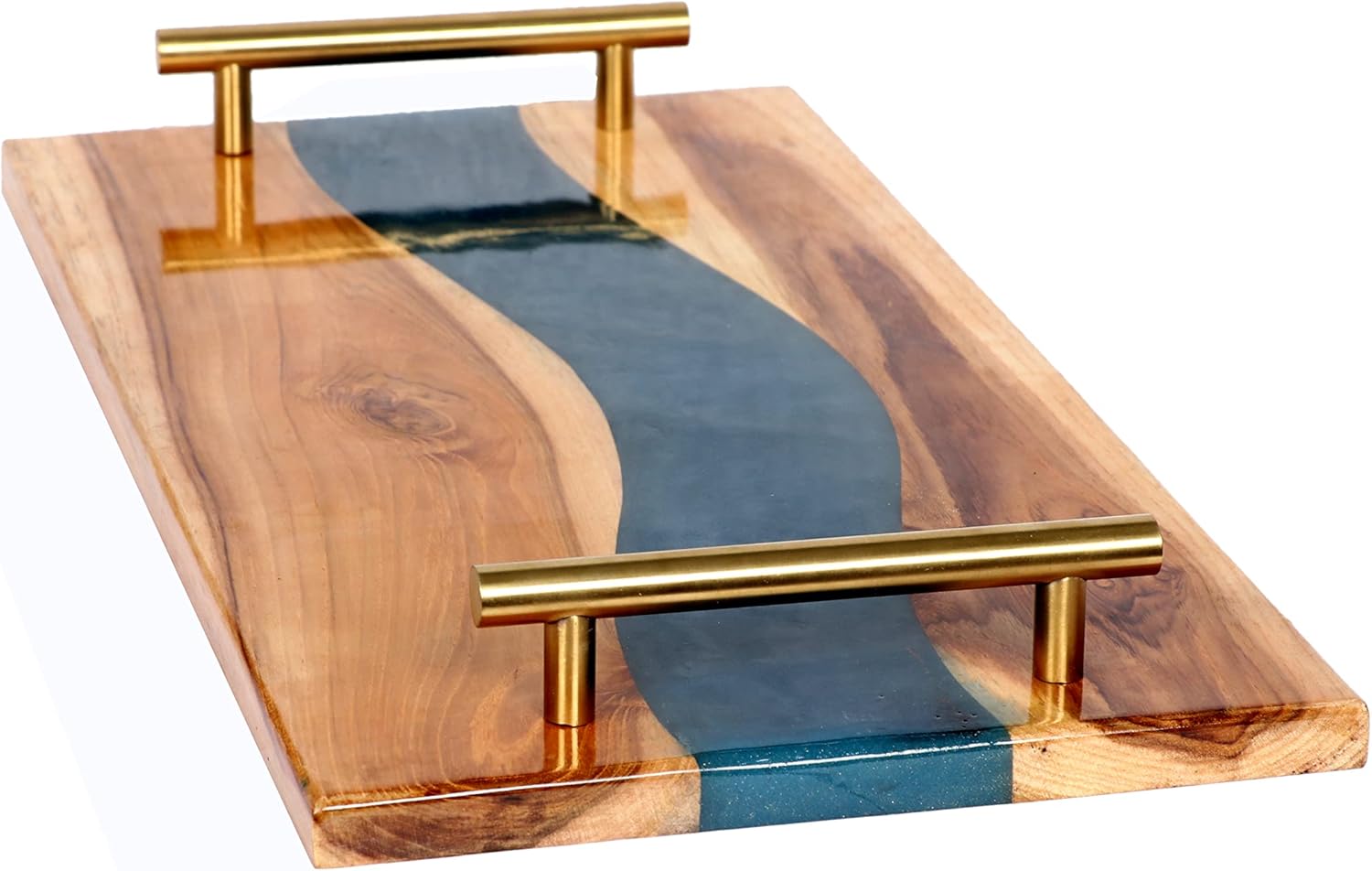 Serving Trays with Handle Designer Platter for Breakfast in