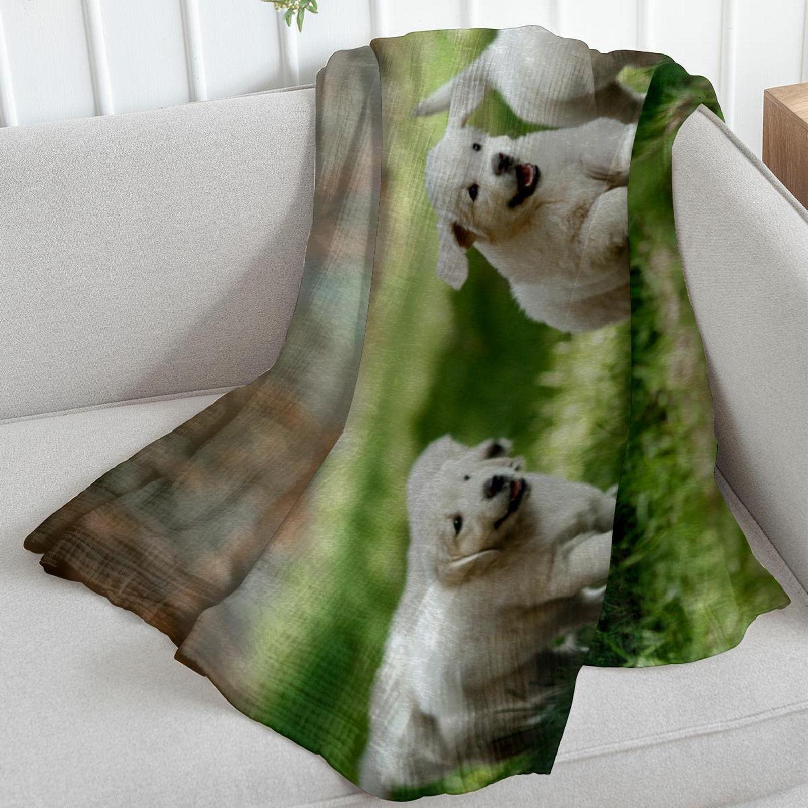Manta de forro polar para perro, mascota, cachorro, para sofá, cama, manta suave y acogedora