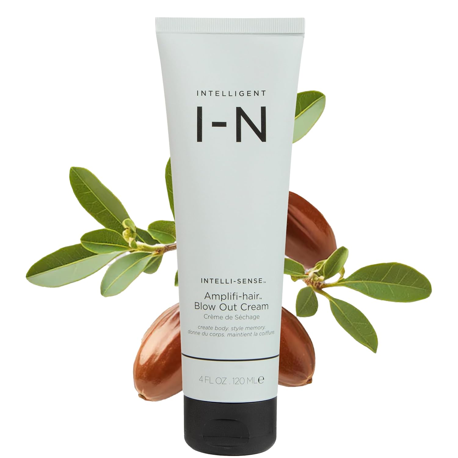 Intelligent Nutrients Amplifi-hair Blow Out Cream, Styling, Heat Protection, and Volume for All Hair Types, Vegan, 4 Oz