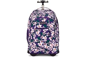 Driver 8 Rolling Backpack: The Perfect Travel Companion in Purple Petals