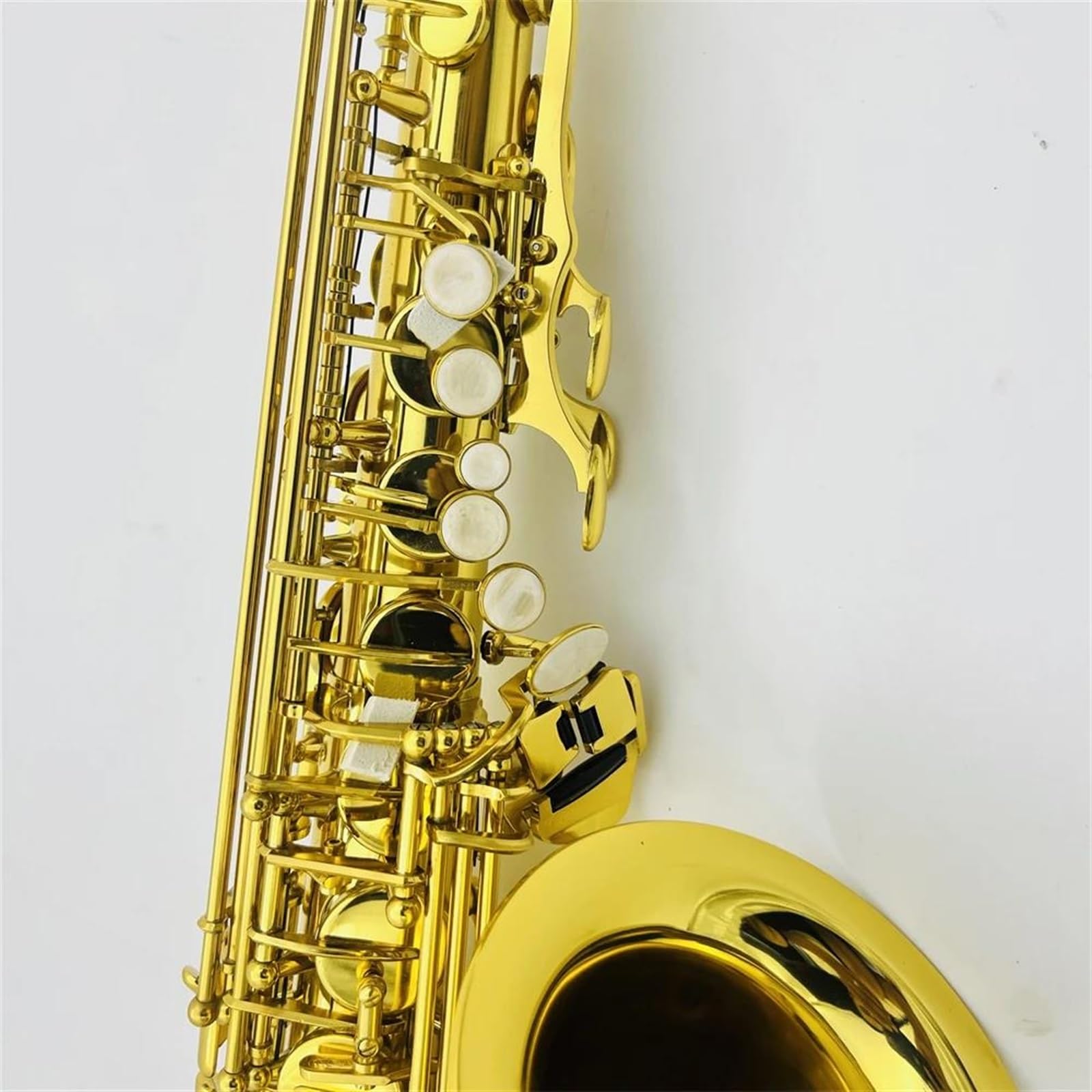Saksofon Saksofon Altowy Eb Tune Mosiężny Złoty Lakier Saksofon Do Instrumentów Muzycznych Z Ustnikiem