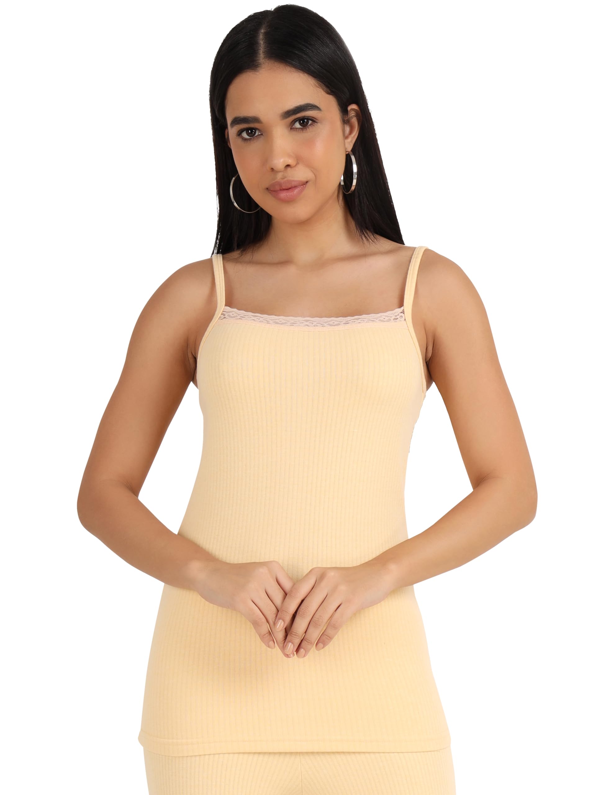 Selfcare Women's Thermal Top and Pyjama Set (Pack of 1 Set)(SW0297-M_Skin_Medium) 4