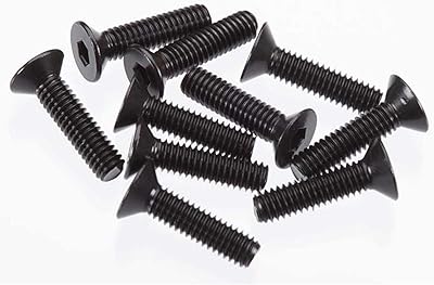 TEKNO RC LLC Flat Head Screw M4x15mm Black EB48 10 TKR1346 Elec Car/Truck Replacement Parts