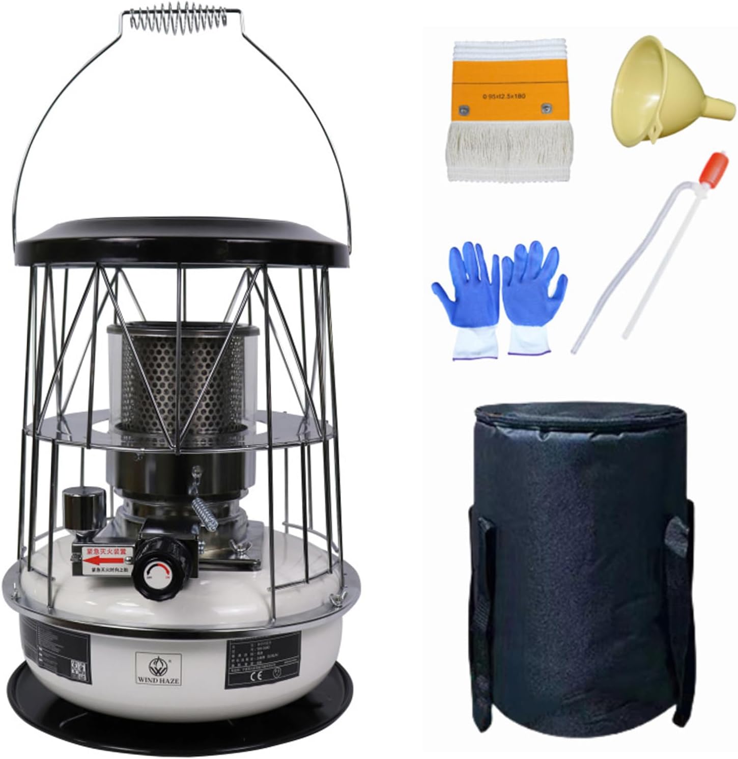 OUNA Outdoor Kerosene Stove Heater Winter Camping Tent Stove Adjustable Flame Kerosene Burner