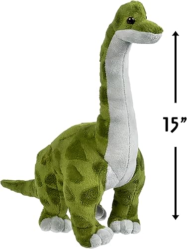 Miniatura 2 de Rhode Island Novelty Peluche de Brachiosaurio Animal Den de 15 pulgadas de ancho 15 pulgadas de largo x 4 pulgadas de ancho x 11 pulgadas de alto