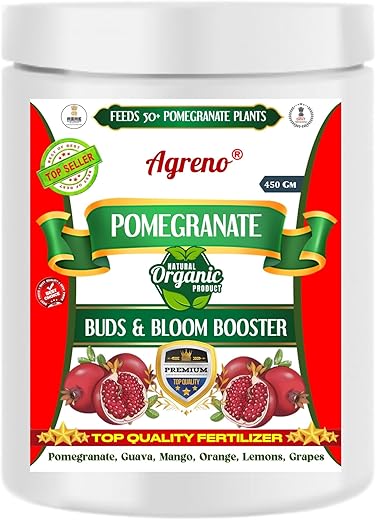 Agreno® Pomegranate Buds and Fruits Booster, Essential Powerful Organic Fertilizer Granule for Fast Growth and Heavy Fruiting of all types of…