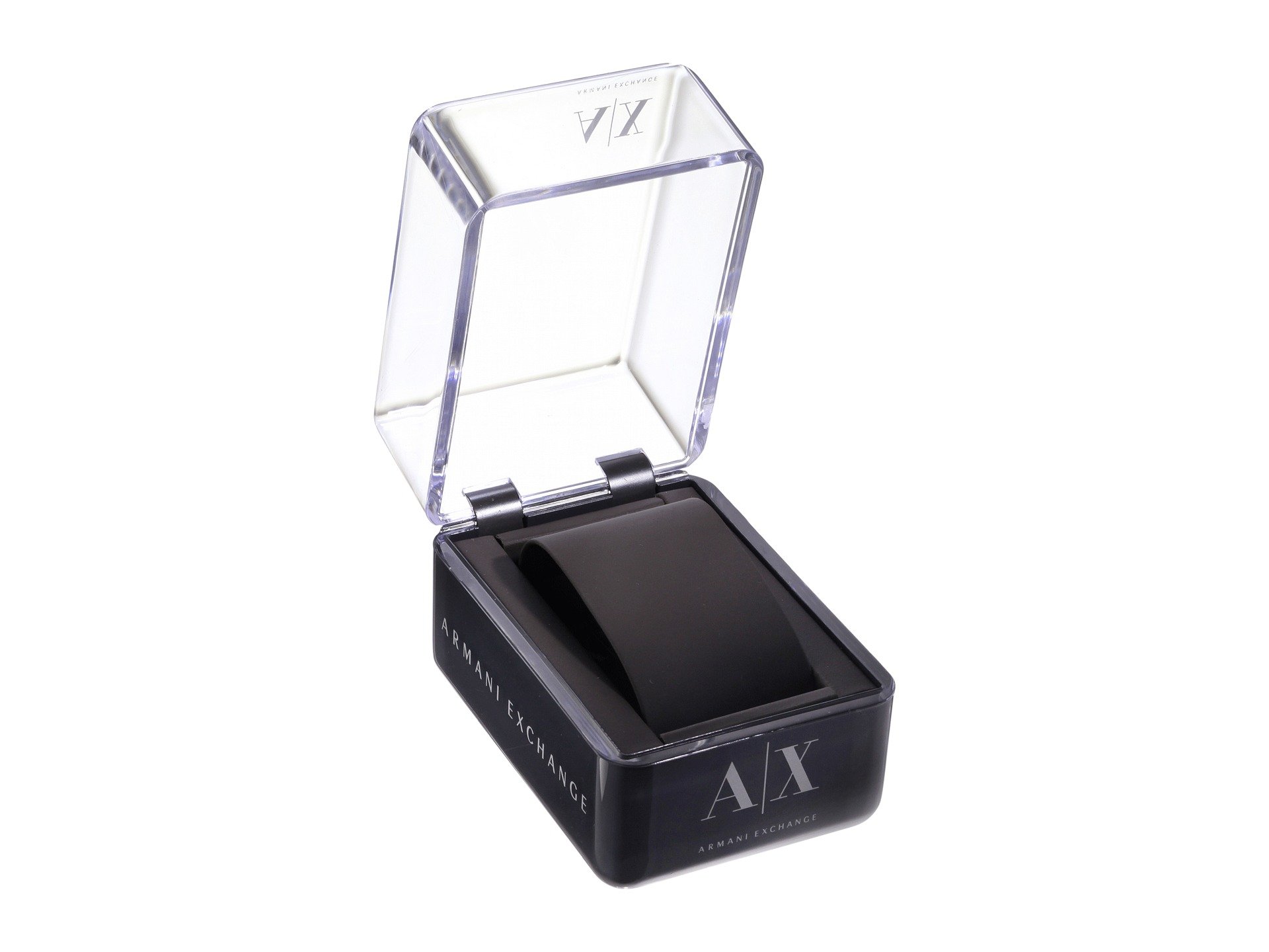 Armani Exchange Relojes de Hombre, Movimiento de Cuarzo cronógrafo y Caja de 46 mm con Correa de Acero Inoxidable
