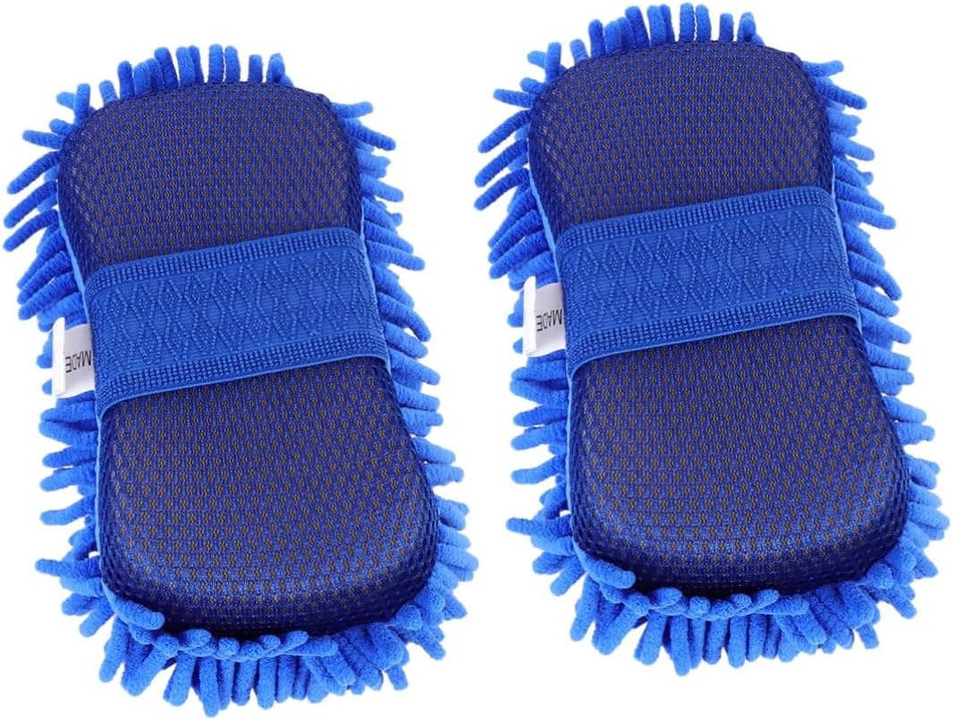 Cabilock 6pcs Car Cleaning Tool Wash Mitts for Scratch Multi-Purpose Use for Cars Floors and Bathrooms Lightweight Convenient Design