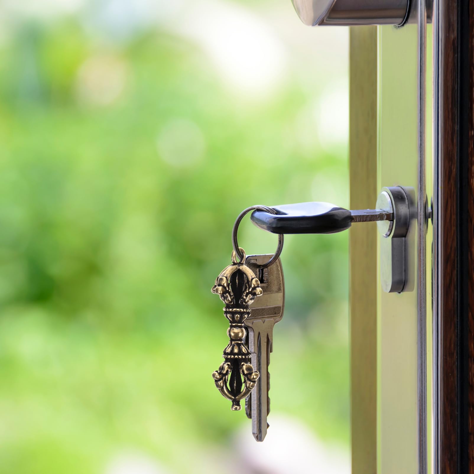 ibasenice Small Vajra Pestle 2pcs Decor Brass Vajra Pestle Ornaments Mini