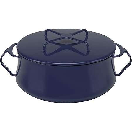 Dansk Kobenstyle 1 Qt Saucepan - Midnight Blue Enamel Cookware With Teak Handle