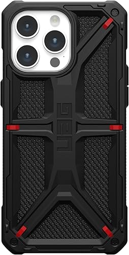 Miniatura 7 de URBAN ARMOR GEAR UAG - Funda compatible con iPhone 15 Pro Max de 6.7 pulgadas, color negro Monarch Kevlar, resistente, resistente grado militar,